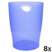 9002493032071-Exacompta Ecobin - 8 Corbeilles à papier 15L - bleu glacé translucide-P_400001781_1-0