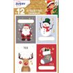 5014702140815-Avery - 12 Étiquettes cadeau kraft Noël-P_400002029_1-0