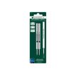 Monteverde - 2 Recharges pour roller Cross - bleu - pointe fine