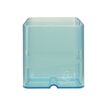 Exacompta Pen-Cube - Pot à crayons turquoise translucide