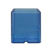 Exacompta Pen-Cube - Pot à crayons bleu royal translucide