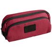 Trousse School 2 compartiments - bordeaux - PET recyclé - Carpentras