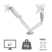 043859764204-Fellowes Platinum series - Bras porte écran double réglable -  fixation sur bureau - blan-P_400006924_3-2