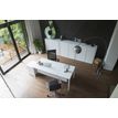 3660141251265-Bureau droit EASYDESK - L160 x P80 cm  - Blanc-P_400008928_2-1