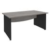 3253310174894-Bureau droit DUAL - L120 - Pieds Anthracite - plateau imitation Chêne gris-P_400008979_1-0