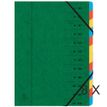 Exacompta Iderama - 8 Trieurs 12 positions - vert