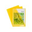 Exacompta - 10 Pochettes coin lisses - A4 - 13/100 - jaune translucide