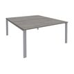 0404000122012-Bureau Bench IRIS - L180 cm - Plan de départ - Pieds aluminium - plateau imitation Chêne-P_400012201_1-0