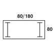 0404000122555-Bureau droit LOFTER - L80 cm - Plateau Blanc - pied Blanc-P_400012255_3-3