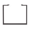 0404000123507-Bureau compact LOFTER - L180 cm - Retour à gauche - Plateau Blanc - pied Carbone - (pied de renfort obligat-P_400012350_3-3