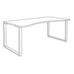0404000123903-Bureau vague symétrique LOFTER - L180 cm - Plateau imitation Hêtre - pied Carbone-P_400012390_5-4