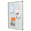 5028252221818-Nobo - Vitrine d'intérieur extra plate - 9 feuilles A4 - surface magnetique - porte battante - 73 x 98--1