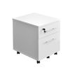 Caisson mobile MT1 elegance - H54 x L42 x P50 cm - 2 tiroirs - blanc