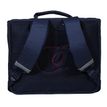 4891320453401-Cartable Cybel 38 cm - 2 compartiments - bleu marine et rose - Bagtrotter--2