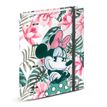 8445118023770-Minnie Mouse Paradise - Classeur à anneaux avec 50 feuilles et 6 intercalaires - A4 - rose--0