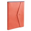 Agenda à spirale Clover Toscana Ministre avec répertoire - 1 semaine sur 2 pages - 16 x 24 cm - rose corail - Quo Vadis