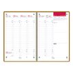 3147280268090-Agenda Voyage - 1 semaine sur 2 pages - 16 x 24 cm - violet - Oxford--1