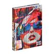 EUROTEXTAGENDA ML Graffiti - Visage - 12x17 cm - Journalier - 12 mois de août à juillet - Quo Vadis