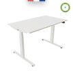3760350281111-Bureau électrique UGO - L140x80cm - pieds blancs - plateau blanc laqué-P_405113028_3-2