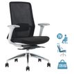 3701338802430-Fauteuil de bureau POLAR - accoudoirs réglables - appuie-tête en option - noir-P_405113807_1-0