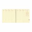 3371010488704-Agenda à spirale Soho Executif Prestige - 1 semaine sur 2 pages - 16 x 16 cm - beige - Quo Vadis--1