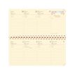 3371010488834-Agenda de poche Soho Planital avec répertoire - 1 semaine sur 2 pages - 8,8 x 17 cm - beige - Quo Vadi--1