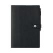 Agenda spiralé Kent - 1 semaine sur 2 pages - 17 x 24,5 cm - noir - Oberthur