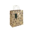 5033601007920-Clairefontaine - Sac cadeau kraft - sapins vert et or - 26,5 cm x 14 cm x 33 cm-P_405124591_1-0