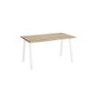 3483601132900-Bureau MAMBO - 120 cm - Pieds métal - Chêne Sonoma/blanc-P_405132833_1-0