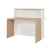 3483600771919-Banque d'accueil droite ZOOM - L120 cm - chêne structuré-P_405137378_3-1