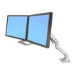 0698833054507-Ergotron HX - Bras support pour 2 écrans jusqu'à 32" - fixation pince - blanc-P_405143811_2-1