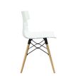 0404051443494-Lot de 4 chaises TESS - pieds bois et acier noir - blanc-P_405144349_3-2