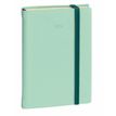Agenda à élastique Silk President Prestige - 1 semaine sur 2 pages - 21 x 27 cm - vert - Quo Vadis