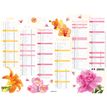 3664447151489-Calendrier Fleurs - 6 mois par face - 21 x 26,5 cm - Oberthur-P_405149406_2-1