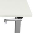 3617350004519-Bureau AXEL assis/debout - réglage par manivelle - L180 x P80 cm - plateau blanc - pieds -P_405153339_2-1