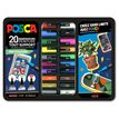 3296280048772-Posca - Pack de 20 marqueurs - pointes et couleurs pop assorties-P_405155876_1-0