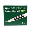 Monteverde - Boîte de 6 cartouches d'encre - noir