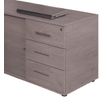 Option 2 tiroirs plats pour console Steely - imitation chêne gris