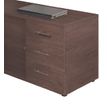 3253310499607-Option 2 tiroirs plats pour console Steely - imitation noyer-P_405159730_1-0