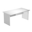 7331920000263-Bureau droit Trend - L160 - Pieds panneaux - plateau gris-P_405165566_1-0