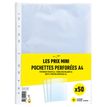 3045050472329-Les Prix Mini - Sachet de 50 pochettes perforées incolores en polypropylène grainé 4/10-P_405184252_1-0