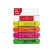 4005402546442-Faber-Castell Superfluorescent - Pack de 4 surligneurs - couleurs néon assorties - encre -P_405184313_1-0