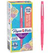 Paper Mate - Flair Feutre d'écriture - pointe moyenne (1,1 mm) - Rose - Boîte 12