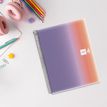 8422593040836-Notebook Aurora, A4, quadrillage 5x5 mm, 120 feuilles de 4 couleurs, Miquelrius, Provence.--3