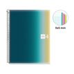 8422593040843-Notebook Aurora, A4, quadrillage 5x5 mm, 120 feuilles de 4 couleurs, Miquelrius, Iceland.--1