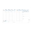 3371010510016-Quo Vadis - Agenda - 2025 - Exécutif - Semainier Planning - Français - Colette - Bleu - 13 mois de décembre à décembre - 16x16 cm - Papier Clairefontaine blanc - Fabri--3