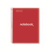 8422593021064-Notebook Emotions, couverture souple, A4 séyès, 80 feuilles de 1 couleur, Miquelrius, Rouge.--0