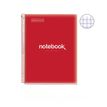 8422593021064-Notebook Emotions, couverture souple, A4 séyès, 80 feuilles de 1 couleur, Miquelrius, Rouge.--1