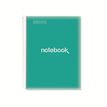 8422593021347-Notebook Emotions, couverture souple, A4 séyès, 80 feuilles de 1 couleur, Miquelrius, Turquoise.--0