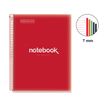 8422593485699-Notebook Emotions, couverture souple, A4 lignes horizontales 7 mm, 120 feuilles de 5 couleurs, Miquelri--1